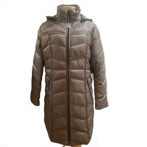 Big Chill Women's Hooded Quilted Down Blend Coat